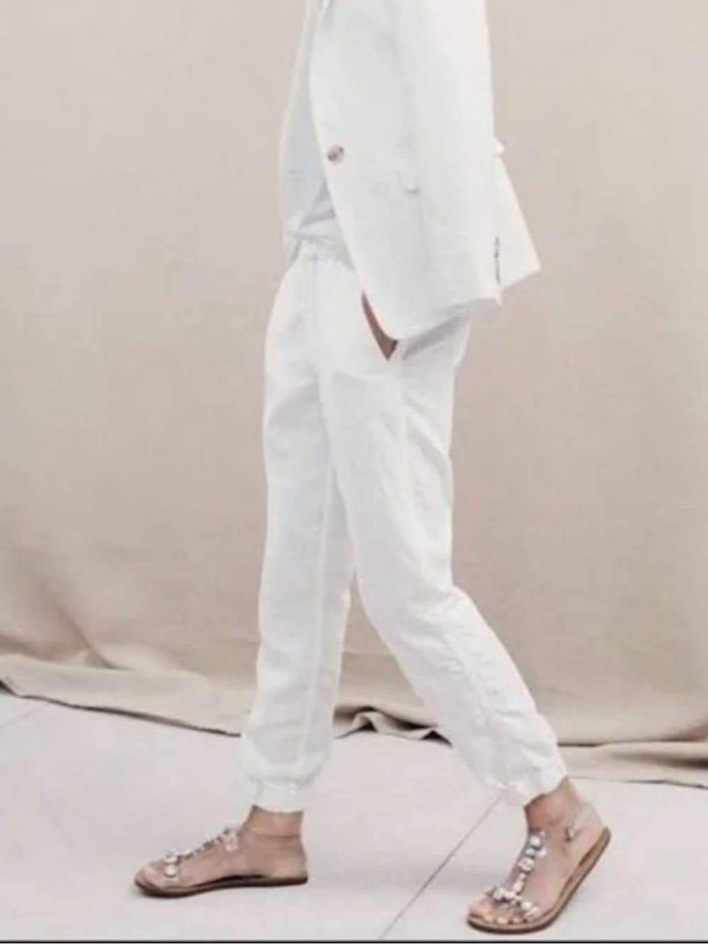 J. Crew* Seaside Joggers (Linen Blend)